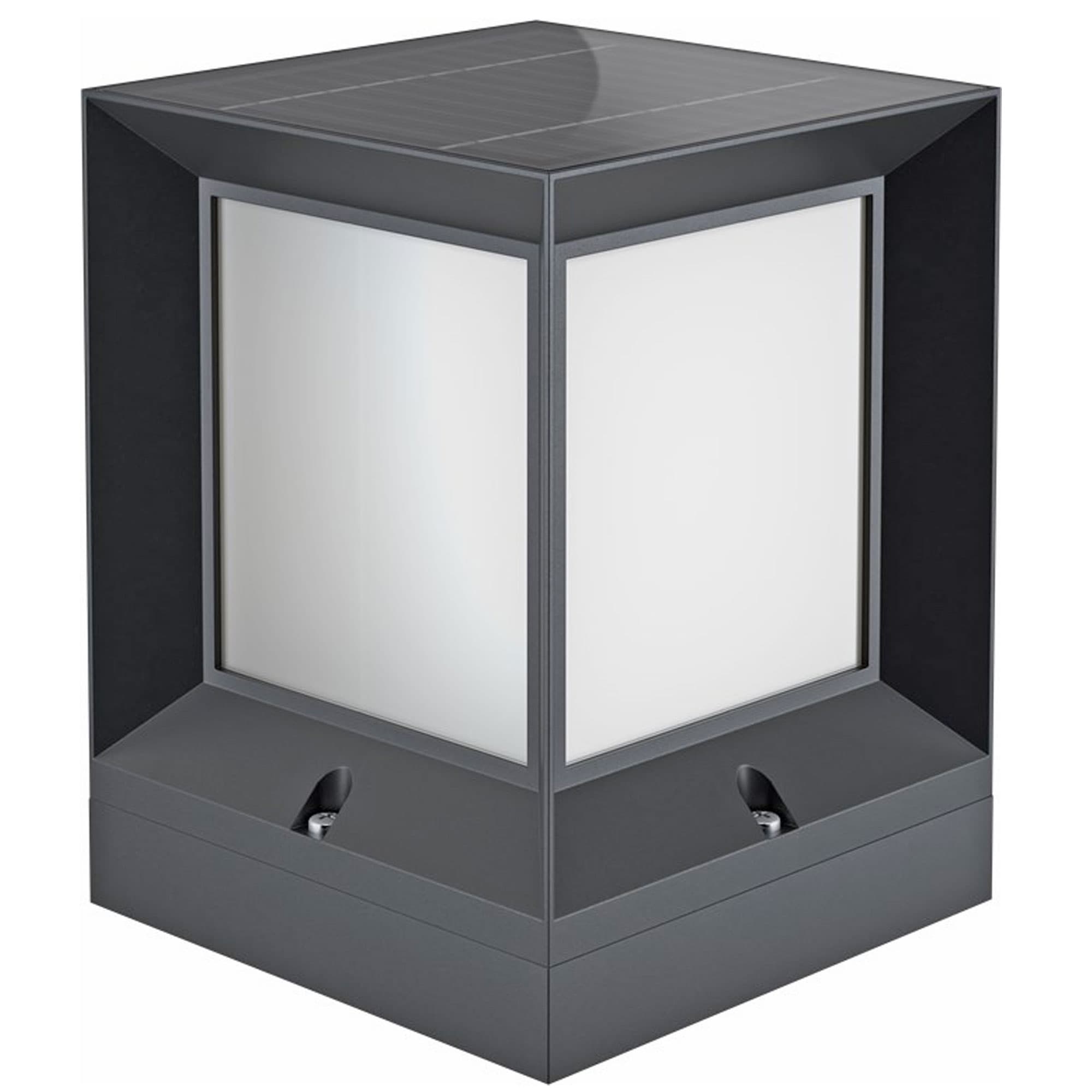 Lampadaire solaire LED Kubus, 45 lumens, pour l'éclairage du jardin, de l'extérieur