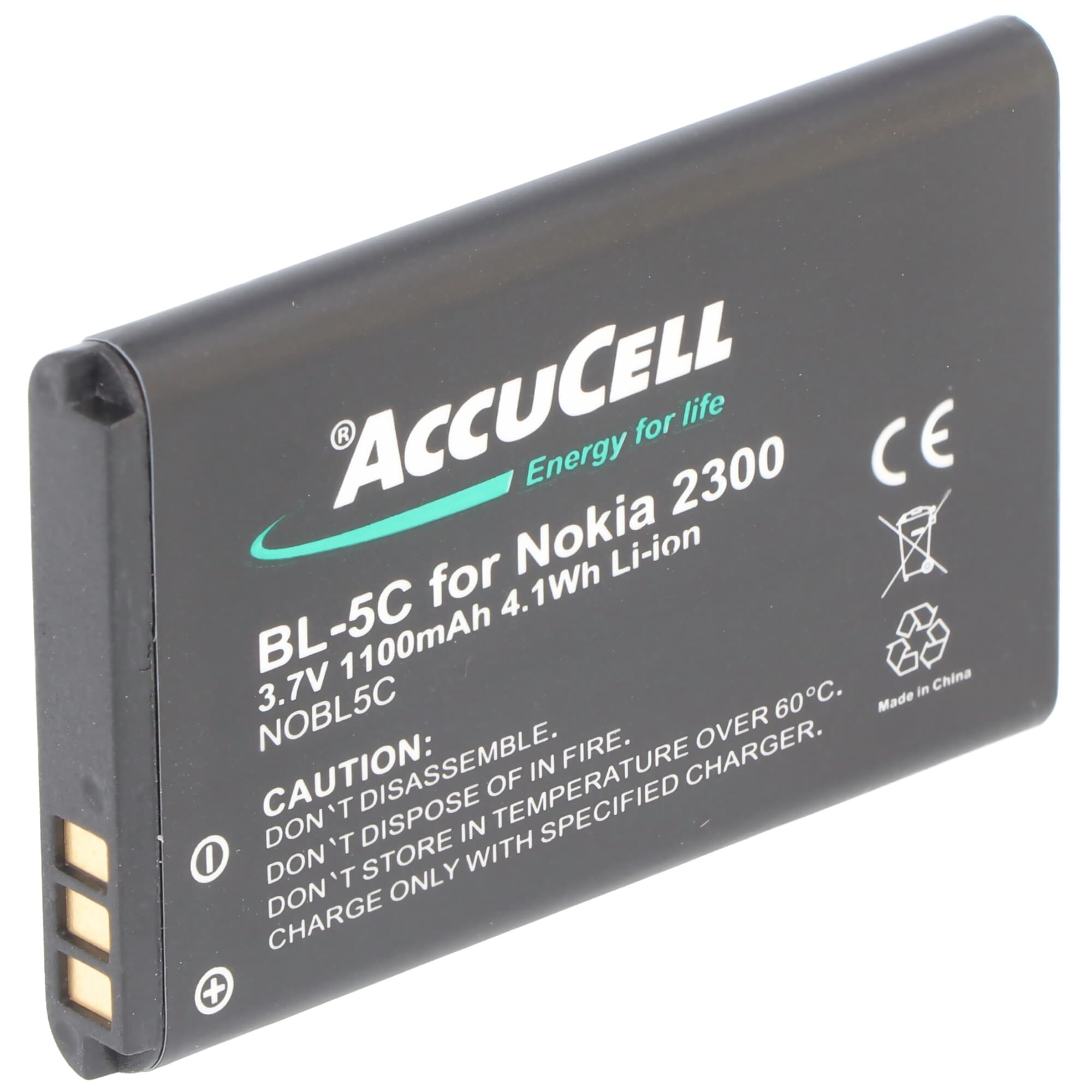 Batterie Li-Ion - 700mAh (3.7V) pour téléphone portable, smartphone, téléphone remplace Avus V2Nokia BL-5C